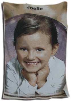 Image of Personalized Color Photo Throw