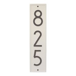 Image of Personalized Delaware Modern Vertical Wall Plaque