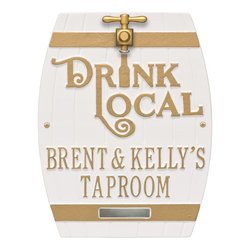 Image of Personalized Drink Local Barrel Plaque