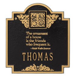 Image of Personalized Emerson Monogram Plaque