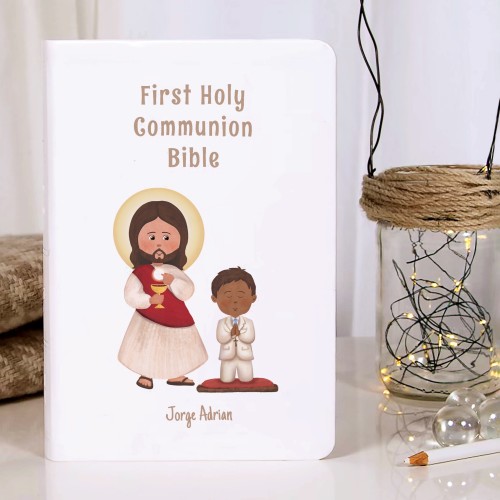 Image of Personalized First Communion Bible for Boys