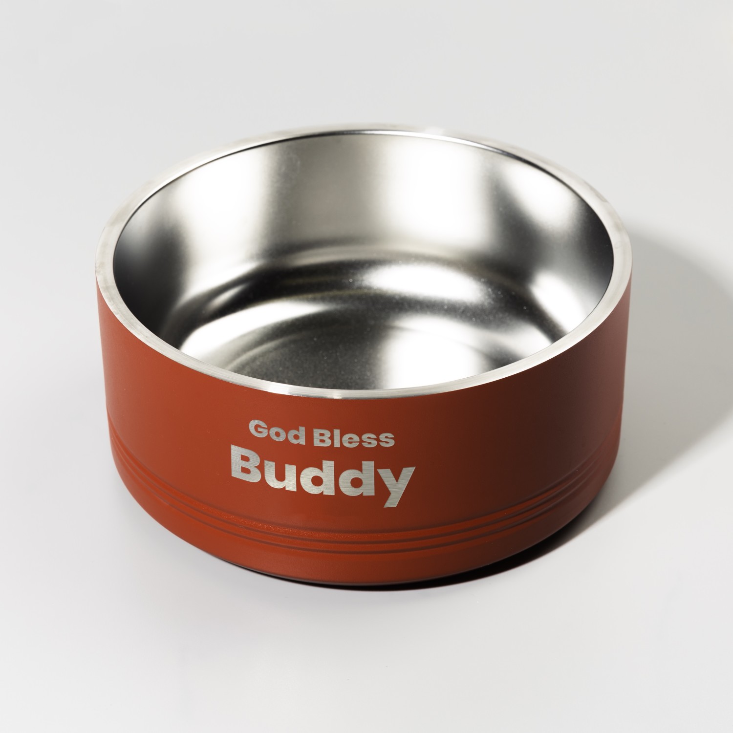 Image of Personalized God Bless Pet Bowl