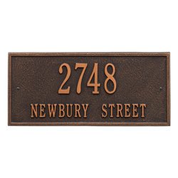 Image of Personalized Hartford Address Plaque - 2 Line