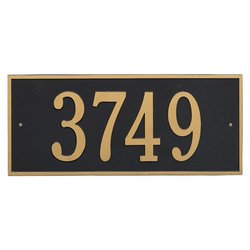 Image of Personalized Hartford Large Address Plaque - 1 Line