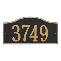 Image of Personalized Hills Address Plaque - 1 Line
