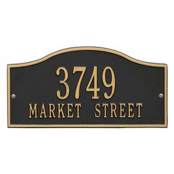 Image of Personalized Hills Address Plaque - 2 Line