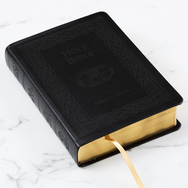 Image of Personalized Irish Claddagh Bible