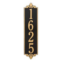 Image of Personalized Lyon Vertical Estate Wall Plaque