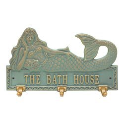 Image of Personalized Mermaid Hook Plaque
