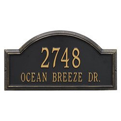 Image of Personalized Providence Arch Large Address Plaque - 2 Line
