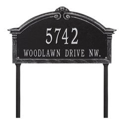 Image of Personalized Roselyn Arch 2 Line Grande Lawn Plaque