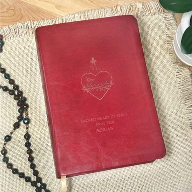 Image of Personalized Sacred Heart of Jesus Bible