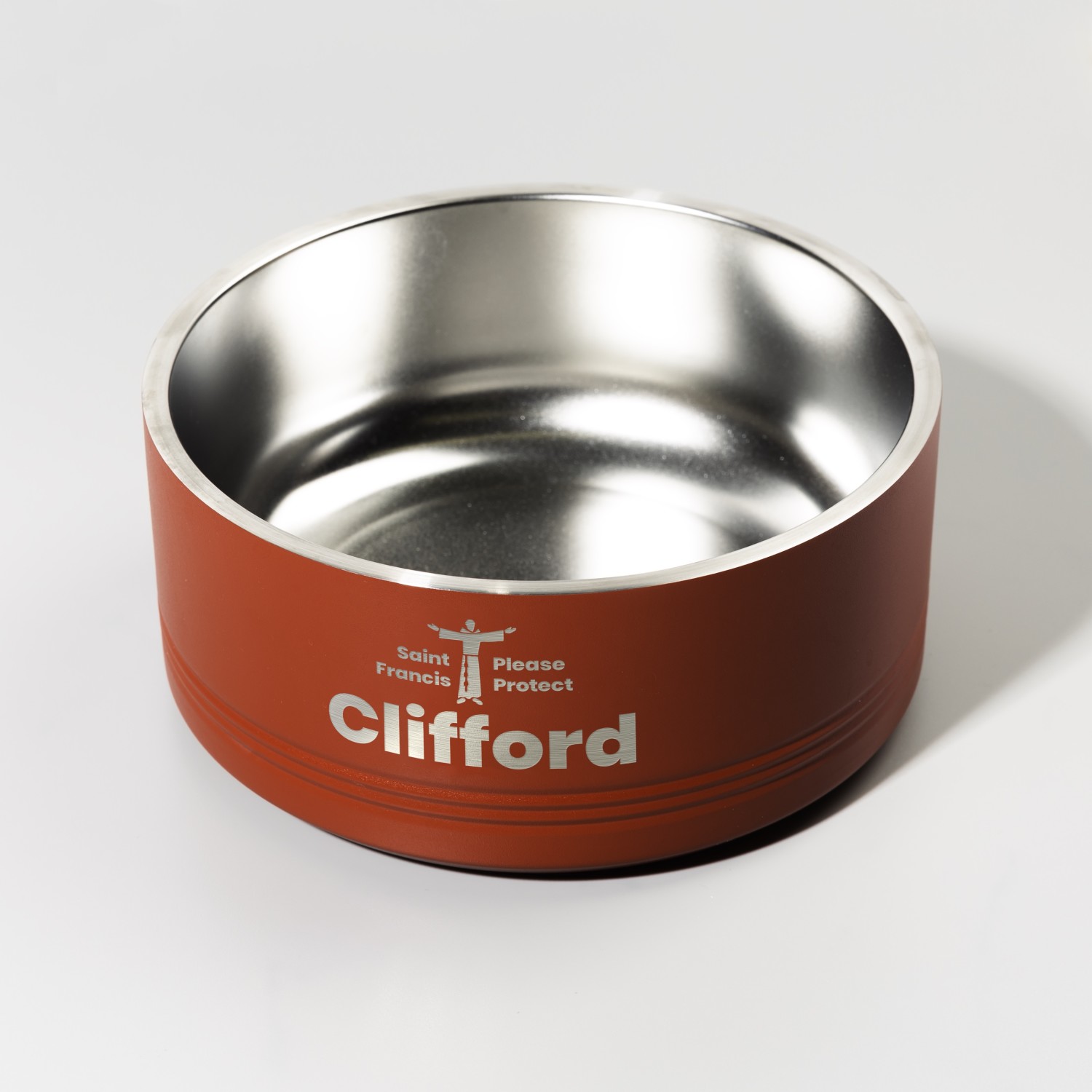 Image of Personalized St Francis Dog Bowl