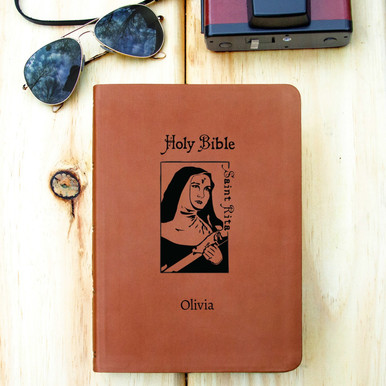Image of Personalized St Rita Bible