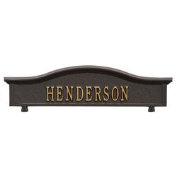Image of Personalized Two Sided Mailbox Topper