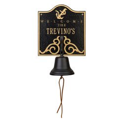 Image of Personalized Welcome Anchor Bell Plaque