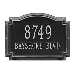 Image of Personalized Williamsburg Address Plaque - 2 Line