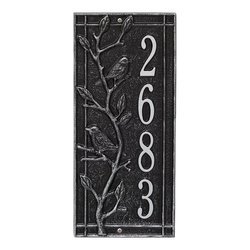 Image of Personalized Woodridge Vertical Wall Plaque