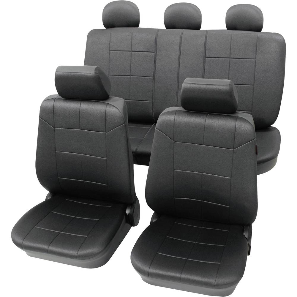 Image of Petex 22574901 Dakar SAB 1 Vario Plus Seat covers 17-piece Polyester Anthracite