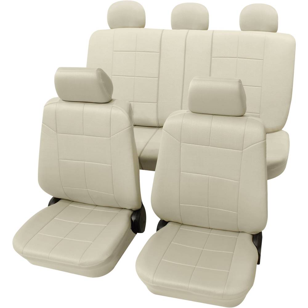 Image of Petex 22574909 Dakar SAB 1 Vario Plus Seat covers 17-piece Polyester Beige
