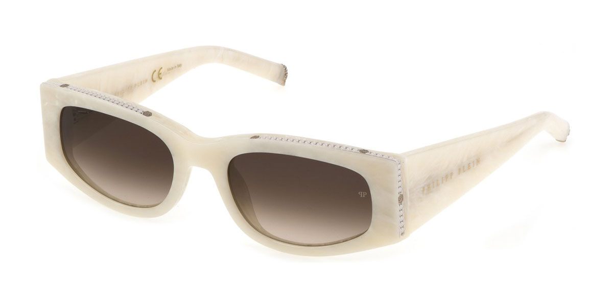 Image of Philipp Plein SPP025S 09YL Óculos de Sol Brancos Feminino BRLPT