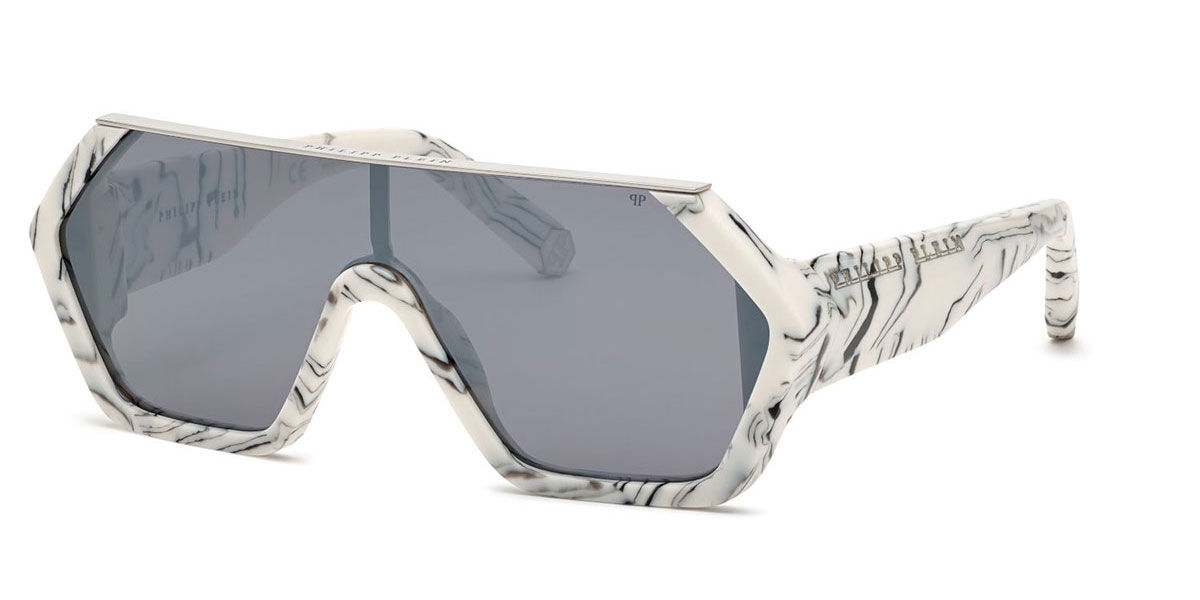 Image of Philipp Plein SPP047 9YLX Óculos de Sol Brancos Feminino BRLPT