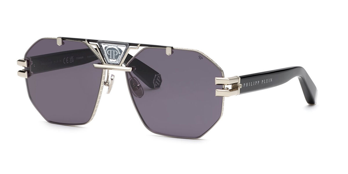 Image of Philipp Plein SPP077M 0578 63 Lunettes De Soleil Femme Noires FR