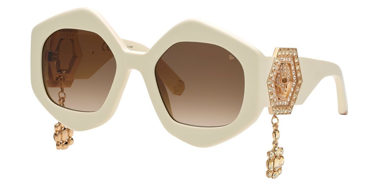 Image of Philipp Plein SPP102S 09ZQ Gafas de Sol para Mujer Blancas ESP