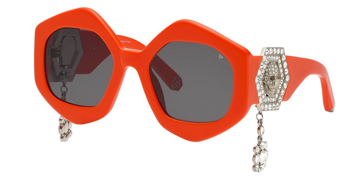 Image of Philipp Plein SPP102S 0V47 Gafas de Sol para Mujer Naranjas ESP