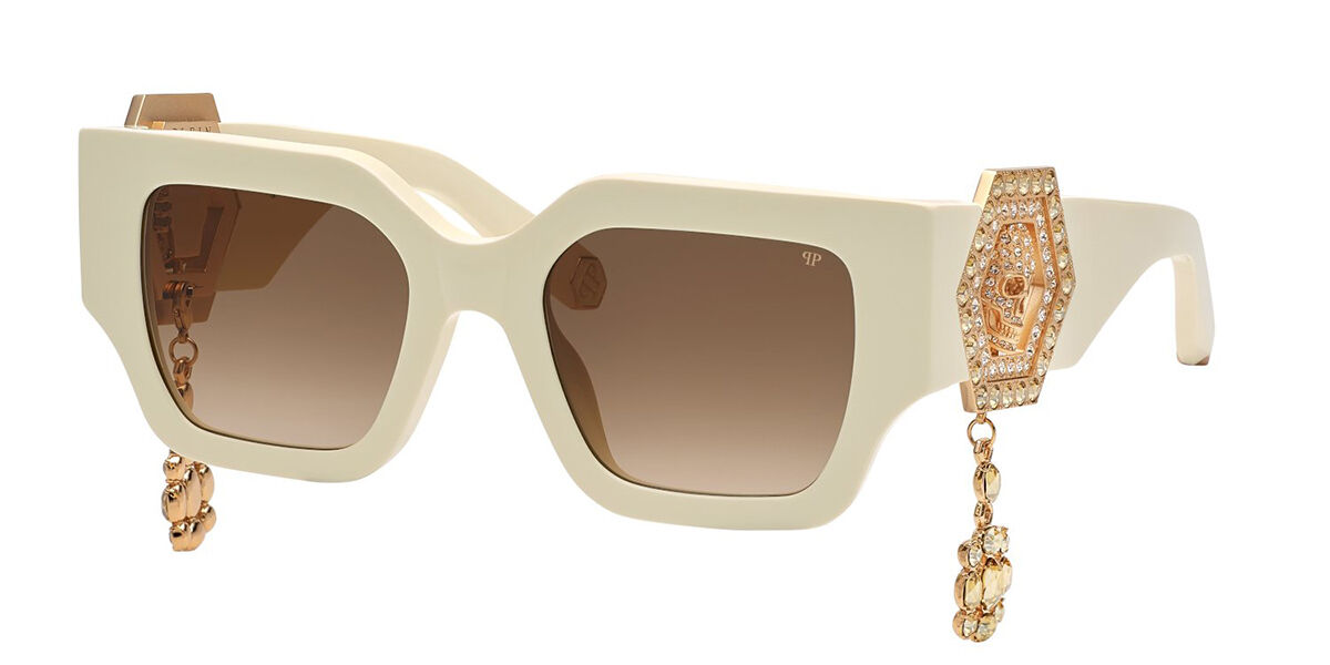 Image of Philipp Plein SPP103S 09ZQ Gafas de Sol para Mujer Blancas ESP