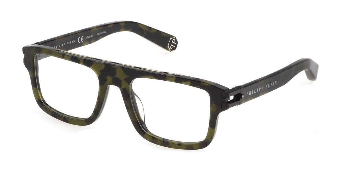 Image of Philipp Plein VPP021M 092I 53 Tortoiseshell Meskie Okulary Korekcyjne PL