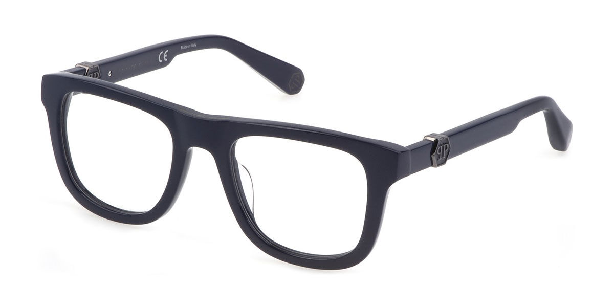 Image of Philipp Plein VPP023M 0D82 51 Niebieskie Meskie Okulary Korekcyjne PL