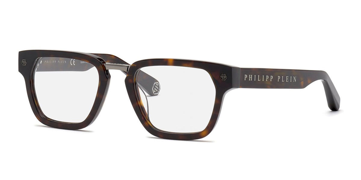 Image of Philipp Plein VPP055W 0722 Óculos de Grau Tortoiseshell Masculino PRT