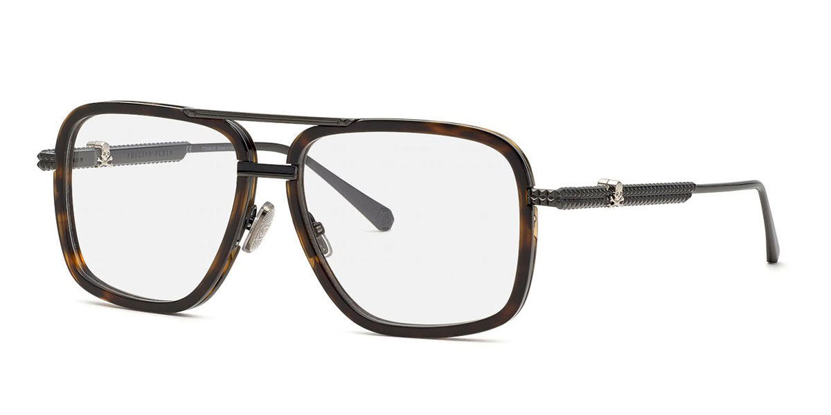 Image of Philipp Plein VPP063V 0593 Óculos de Grau Tortoiseshell Masculino PRT