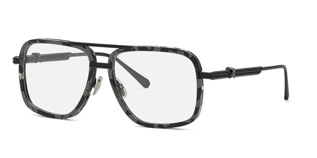 Image of Philipp Plein VPP063V 0599 58 Tortoiseshell Męskie Okulary Korekcyjne PL