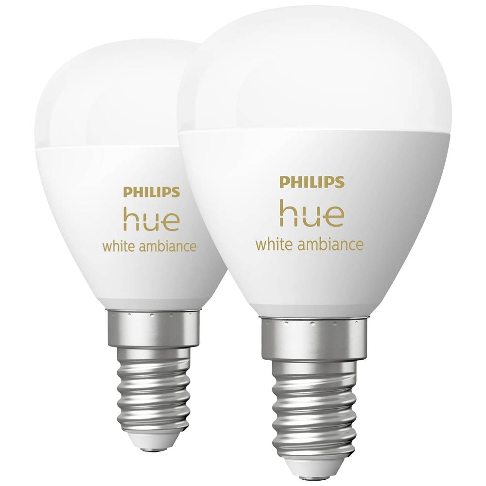 Image of Philips Lighting Hue LED light bulb 8719514491168 EEC: F (A - G) Hue White Ambiance Luster E14 51 W EEC: F (A - G)