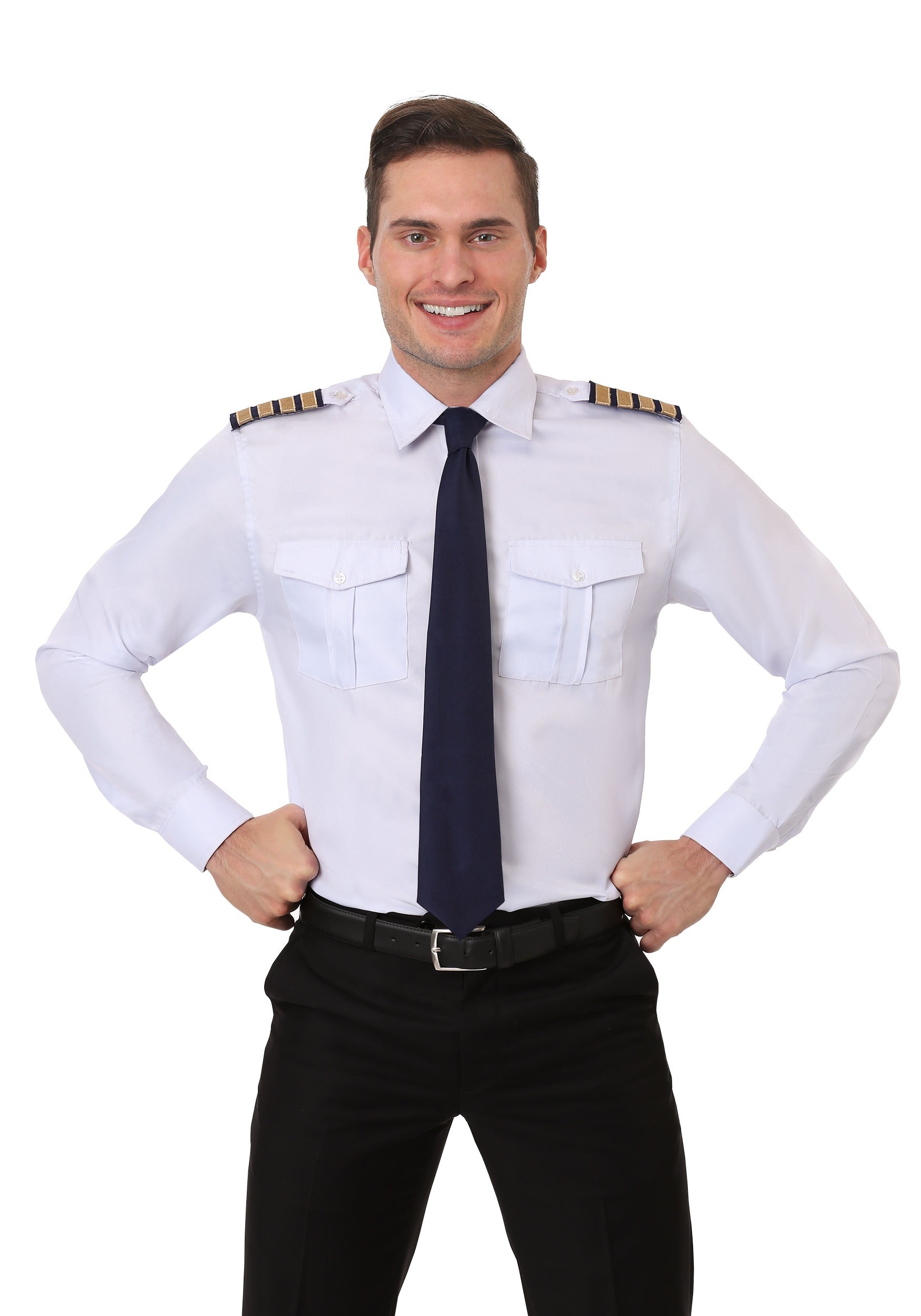 Image of Pilot Long Sleeve Adult Shirt ID FUN1631AD-L