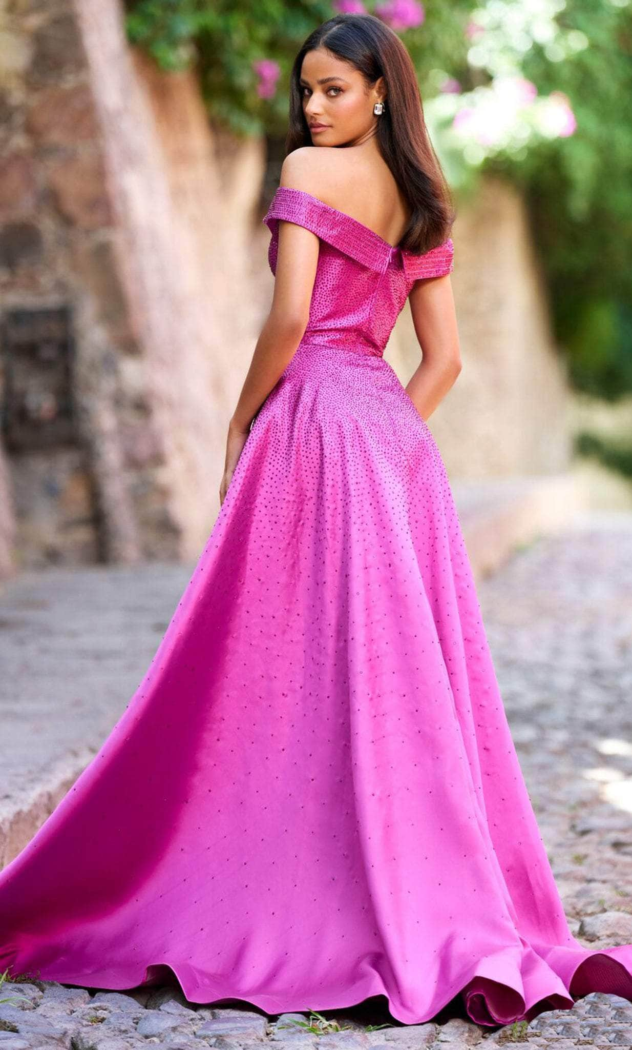 Image of Pink Dresses - Sweetheart A-Line Evening Gown