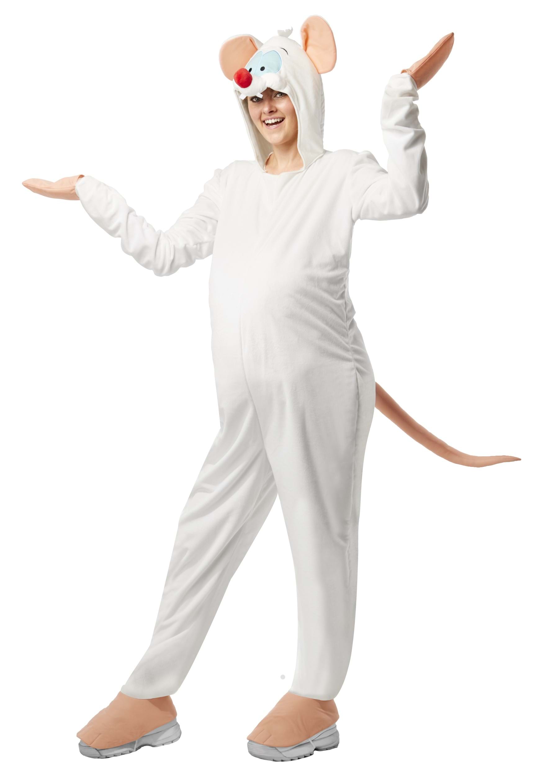 Image of Pinky and the Brain Adult Pinky Costume ID RU702968-S/M