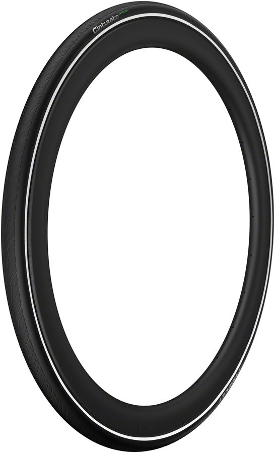 Image of Pirelli Cinturato Velo TLR Tire - 700 x 32 Tubeless Folding Black Reflective