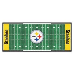 Image of Pittsburgh Steelers Football Field Runner Rug