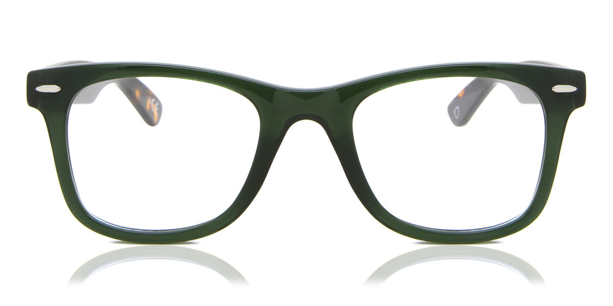 Image of Plac Full Rim Plastikowy Zielone Okulary Korekcyjne Męskie - Okulary Blokujące Niebieskie Światło - SmartBuy Collection PL