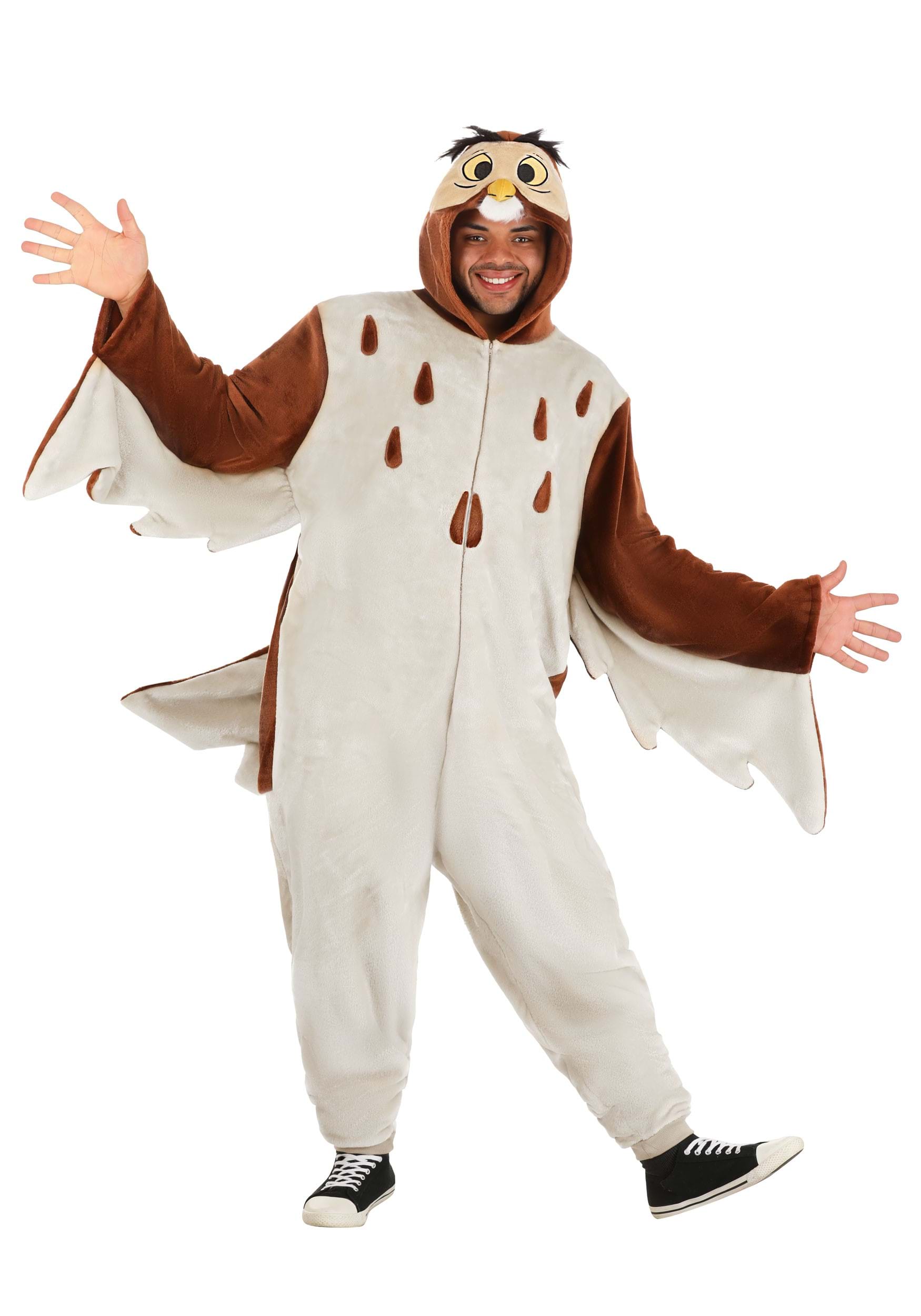 Image of Plus Size Adult Deluxe Disney Owl Costume | Winnie the Pooh Costumes ID FUN4719PL-3X
