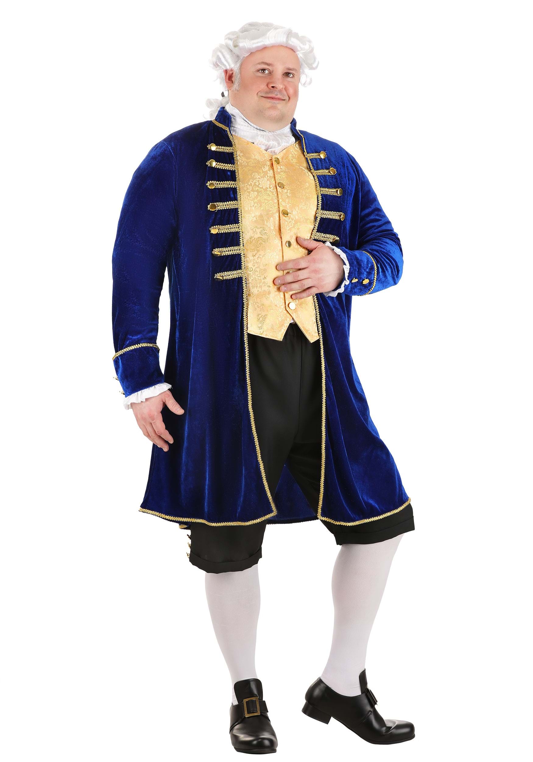 Image of Plus Size Aristocrat Costume | Men's Historical Costumes ID FUN4589PL-3X