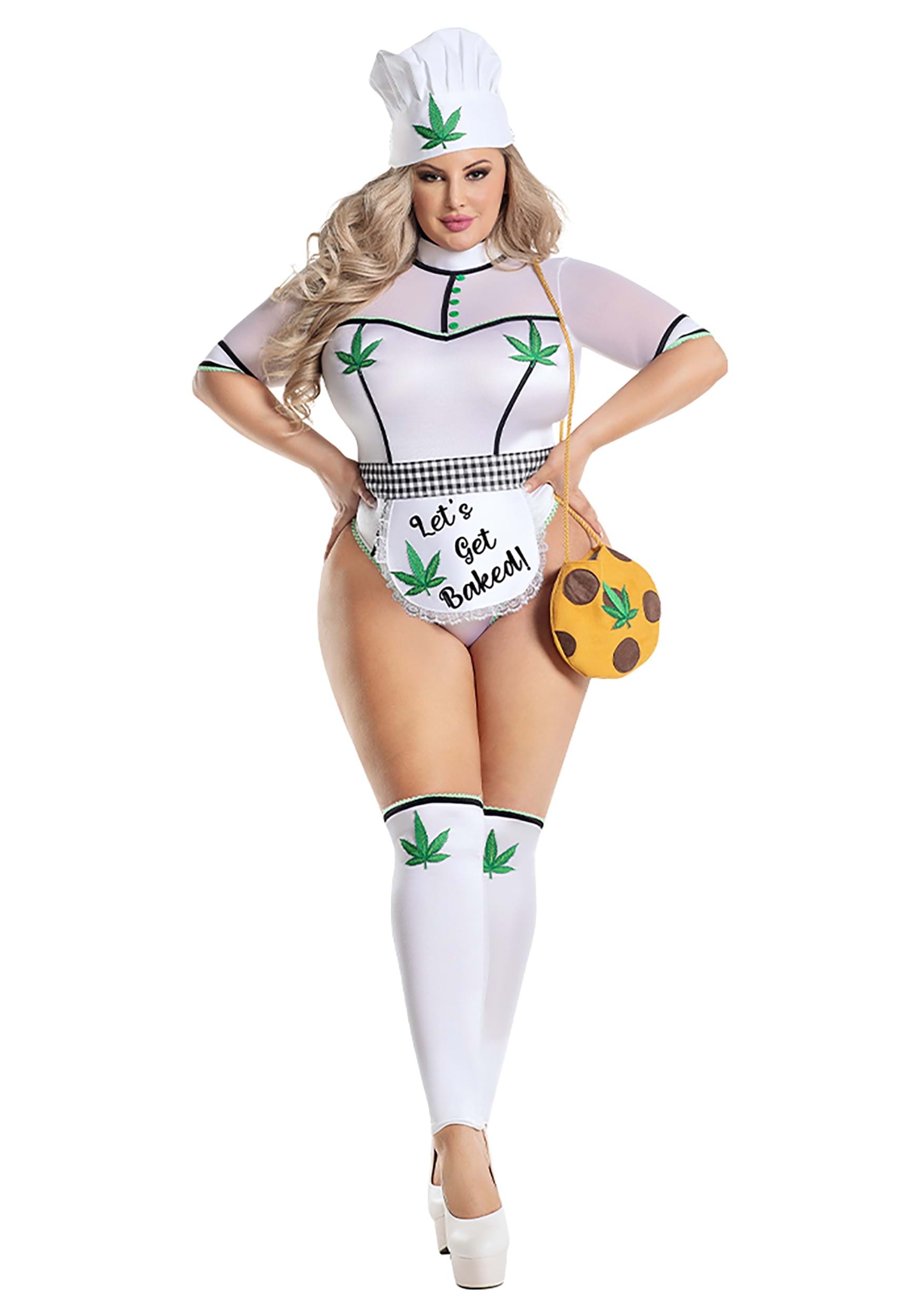 Image of Plus Size Baked Chef Women's Costume ID PKPK2208XL-2X