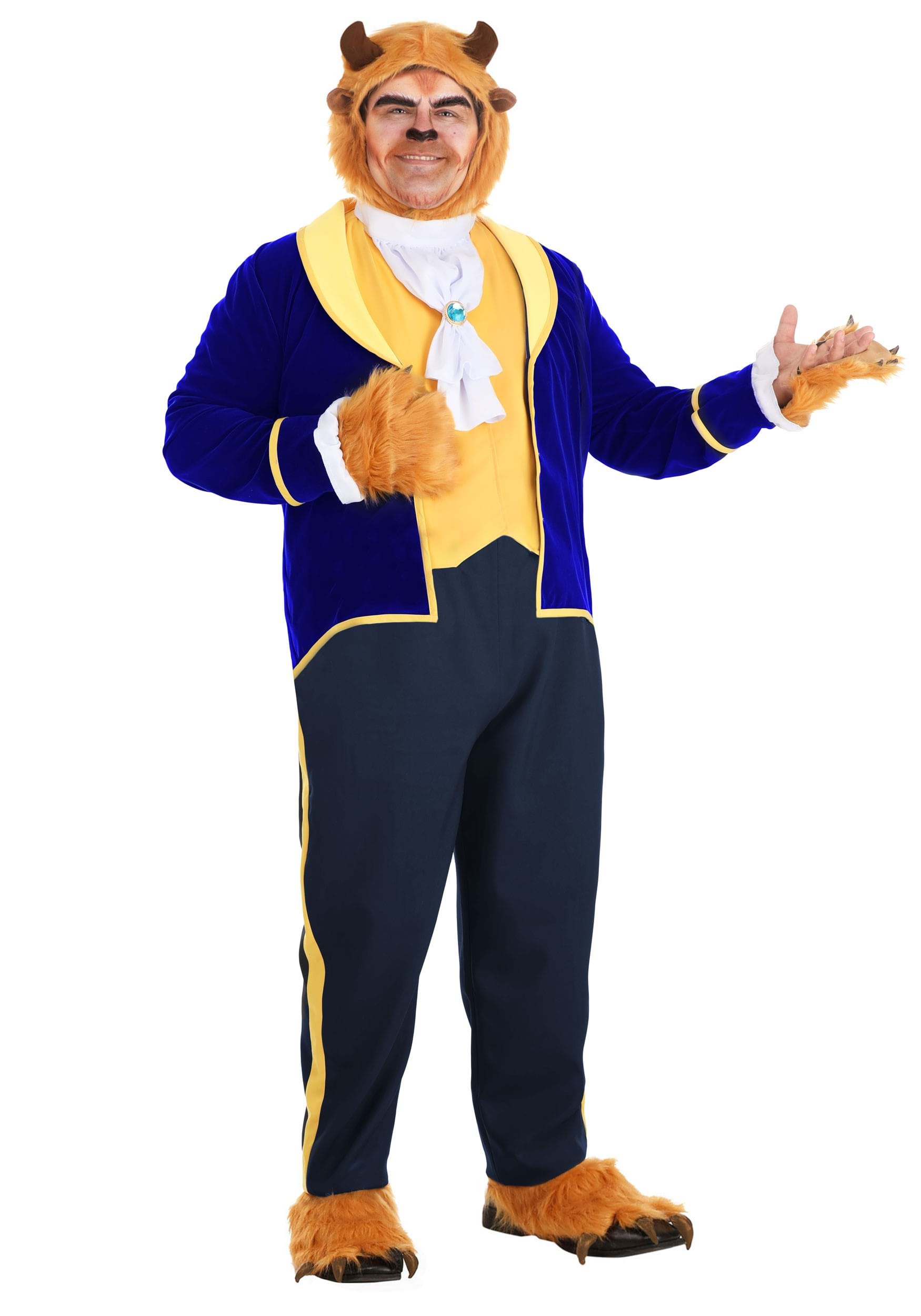 Image of Plus Size Beauty and the Beast Men's Beast Costume ID FUN2299PL-3X