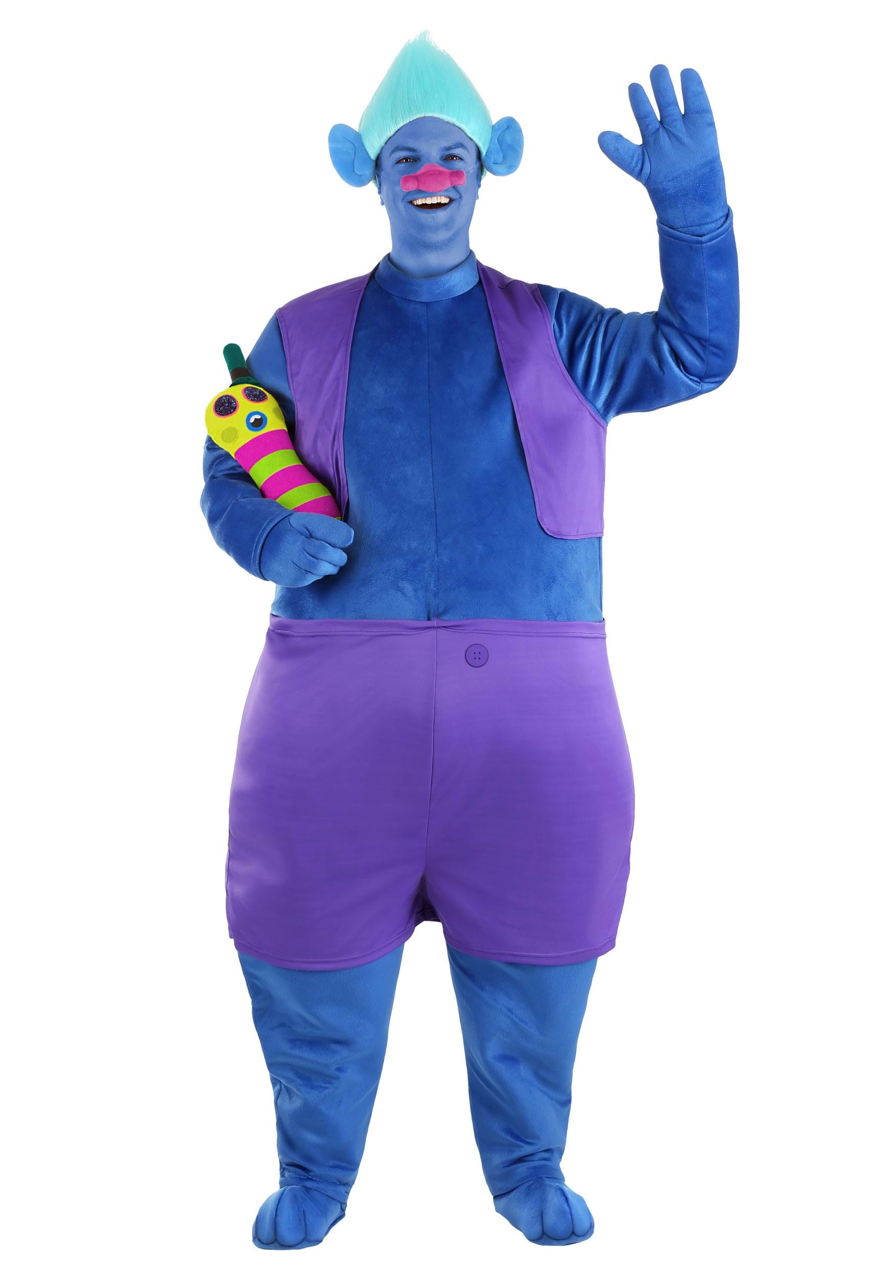 Image of Plus Size Biggie Costume from Trolls for Adults ID FUN1523PL-2X