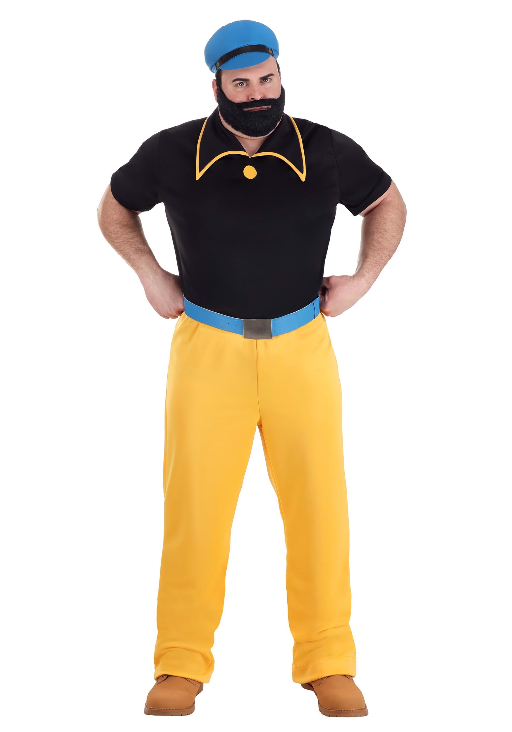 Image of Plus Size Brutus Popeye Men's Costume | Cartoon Character Costumes ID FUN5266PL-2X