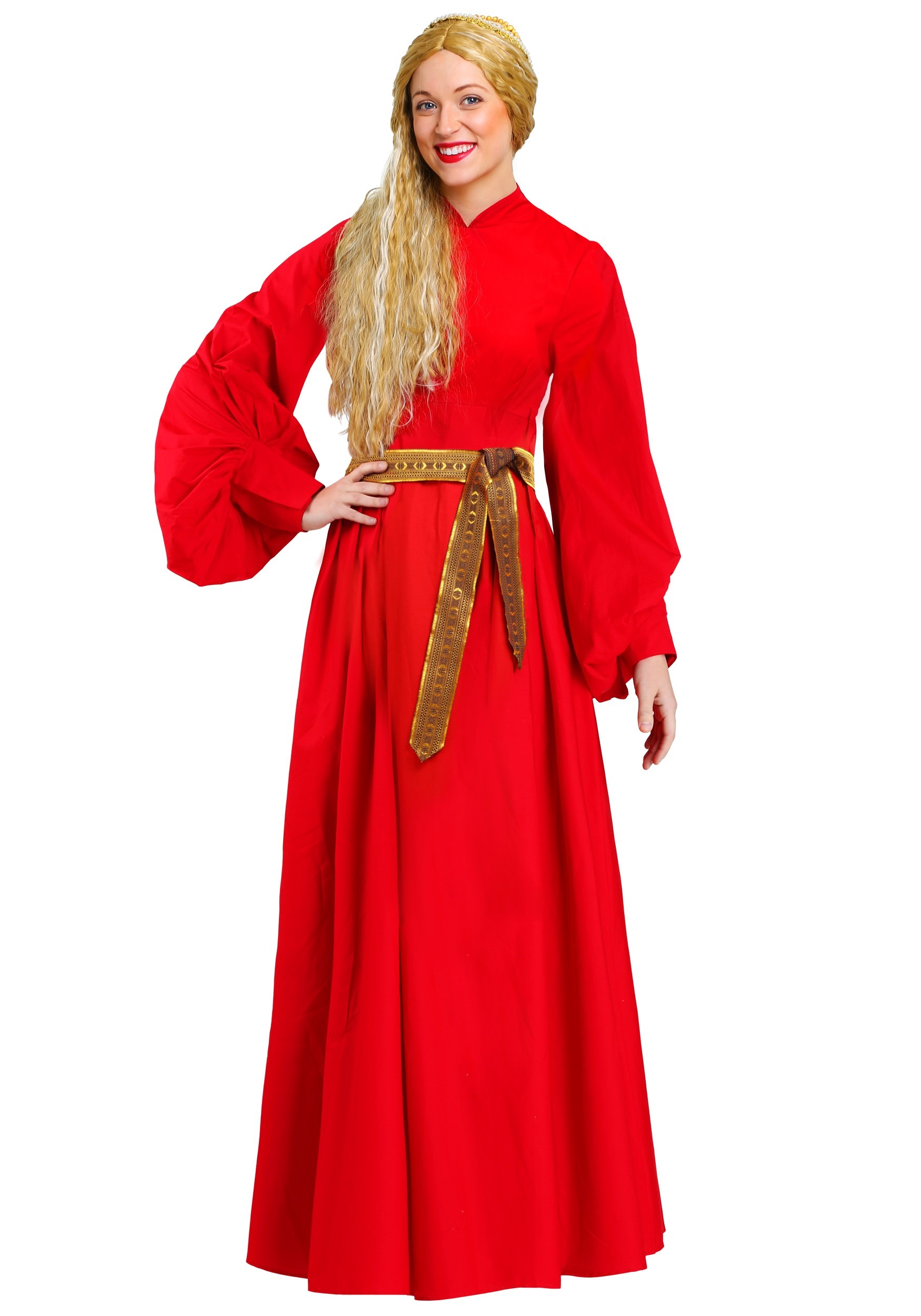Image of Plus Size Buttercup Peasant Costume Dress for Women ID FUN1868PL-1X