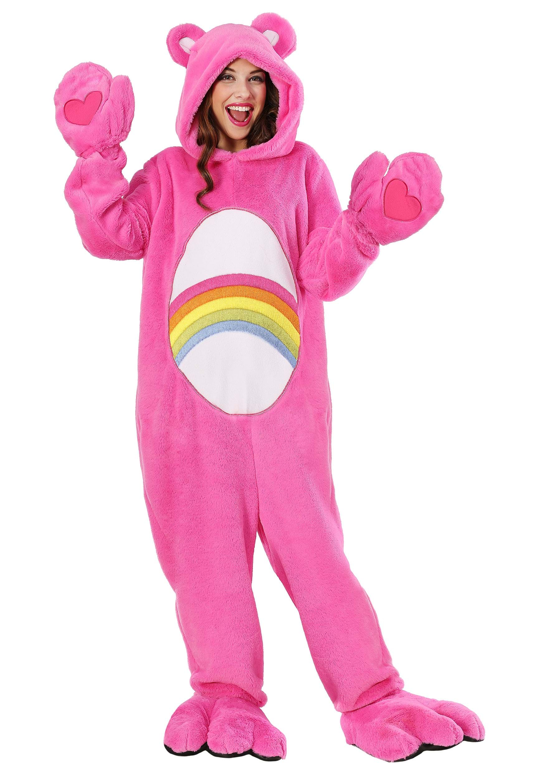 Image of Plus Size Care Bears Deluxe Cheer Bear Adult Costume ID FUN6494PL-3X